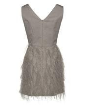 Load image into Gallery viewer, White Feather Dress