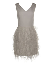 Load image into Gallery viewer, White Feather Dress