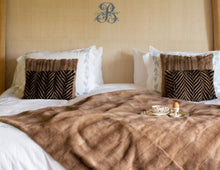 Load image into Gallery viewer, Mink Chevron Pillow