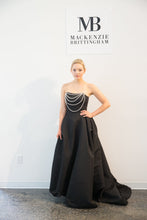 Load image into Gallery viewer, Silk Faille Scoop neck Ball Gown
