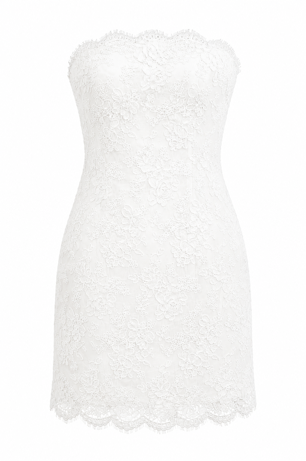 Lace and Silk Faille Cocktail Dress