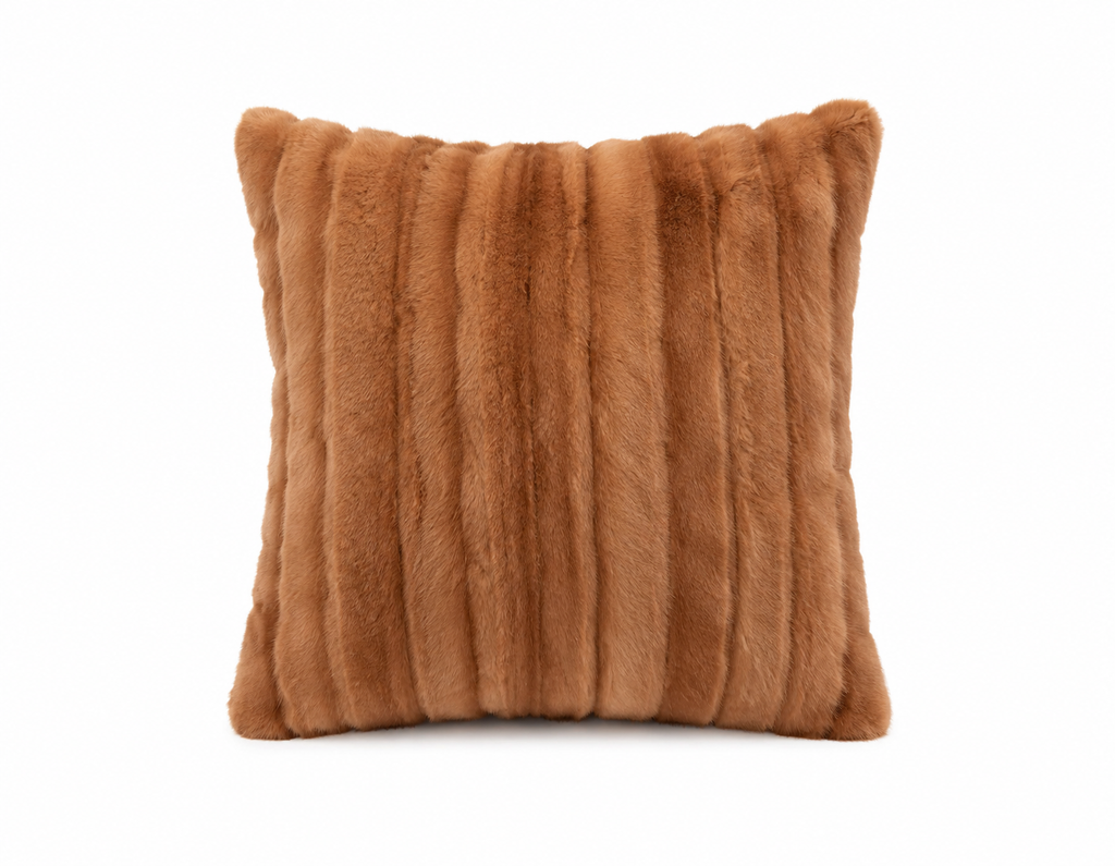 Mink Striped Pillow