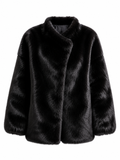 Black Fox Fur Coat