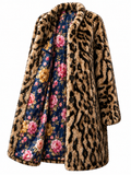 Tiger Print Mink Coat