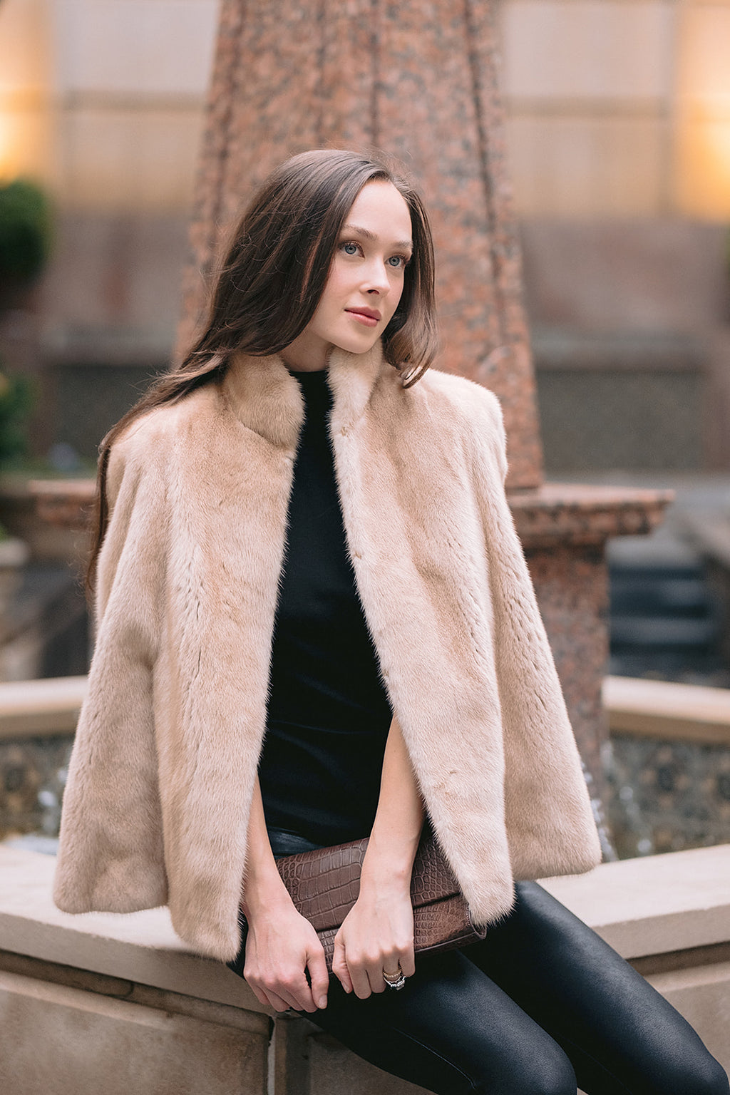 Long Mink Cape