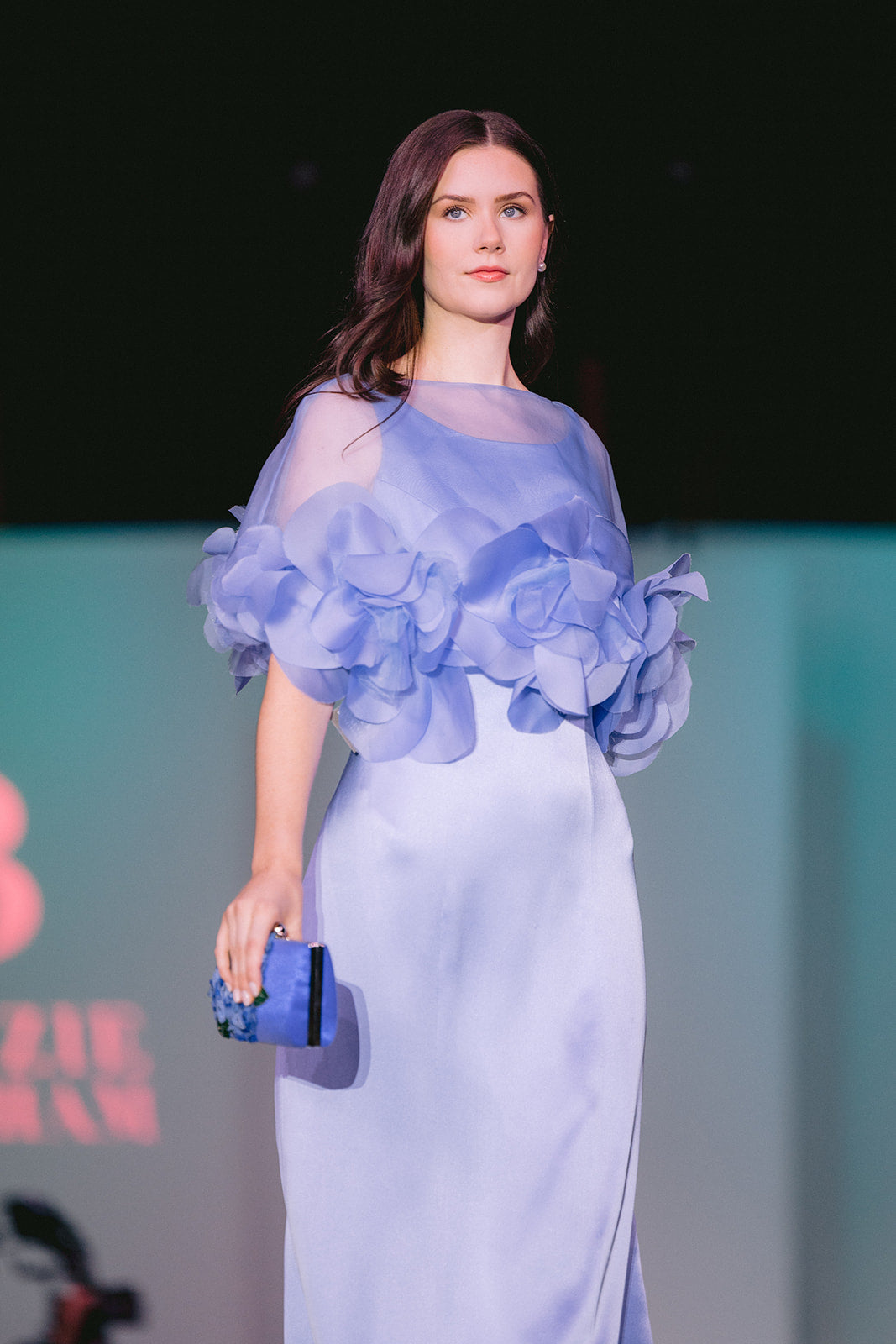 Hydrangea Column Gown