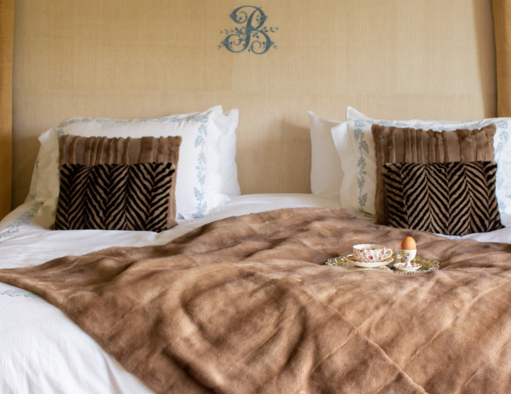 Mink Chevron Pillow