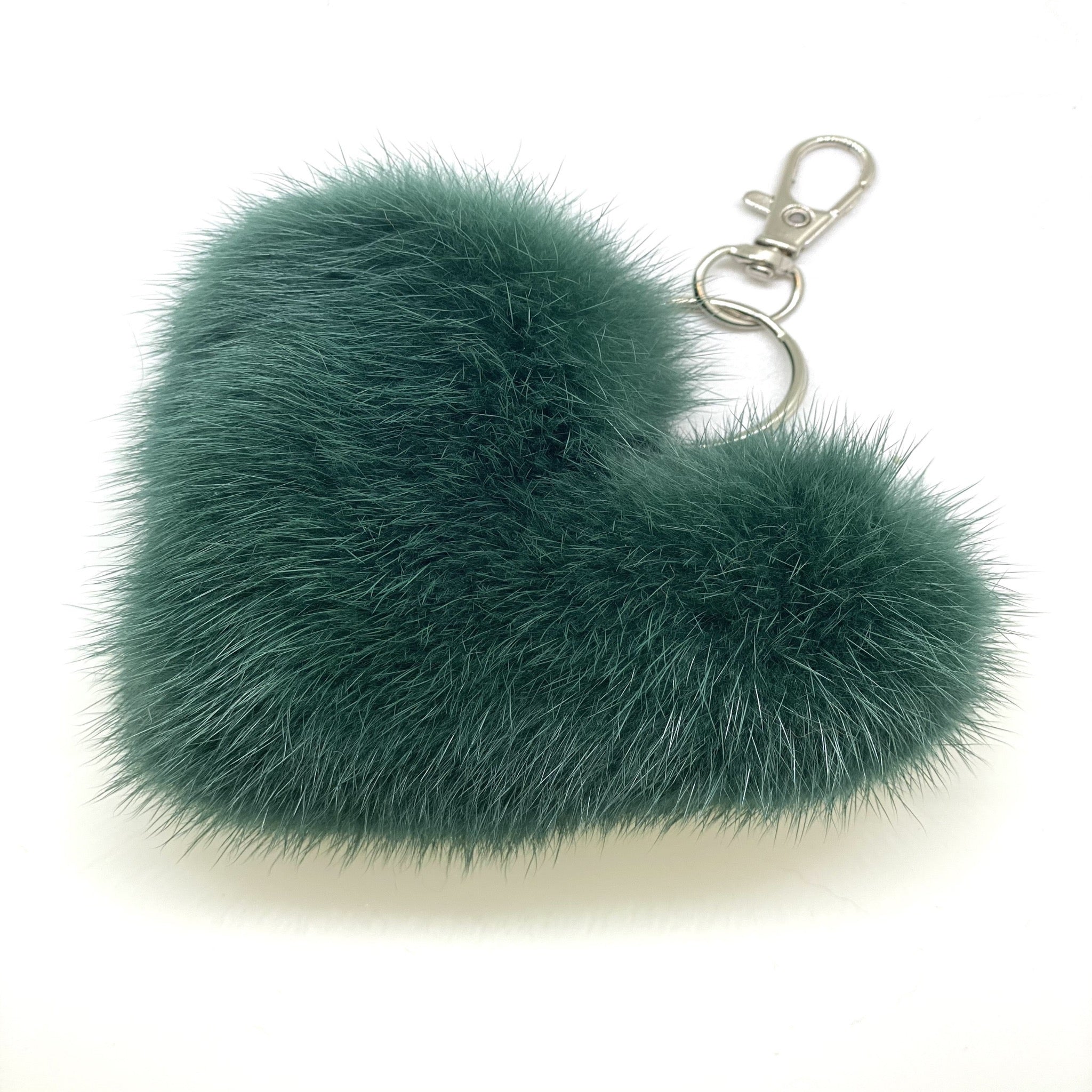 Mink Heart Keychain