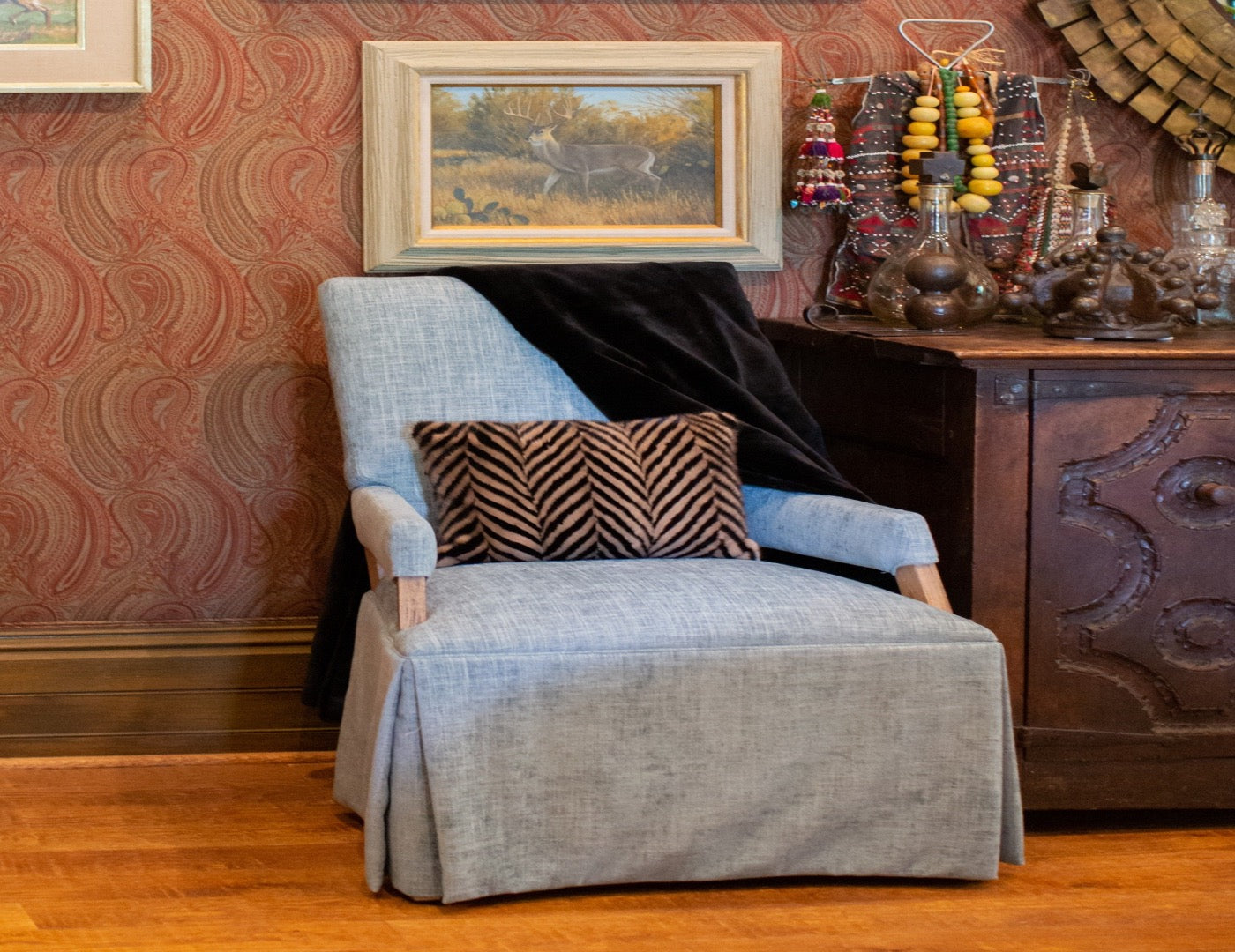 Mink Chevron Pillow